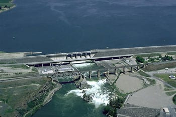 American Falls Reservoir water level