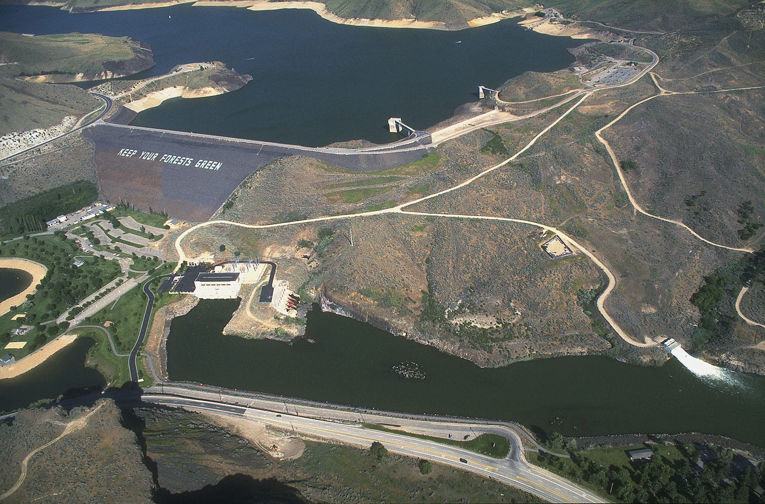 Lucky Peak Lake water level