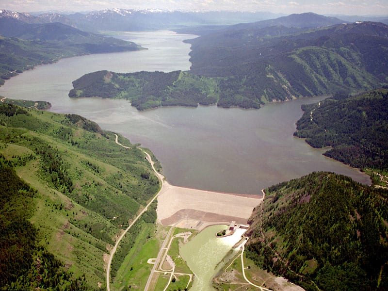 Palisades Reservoir water level