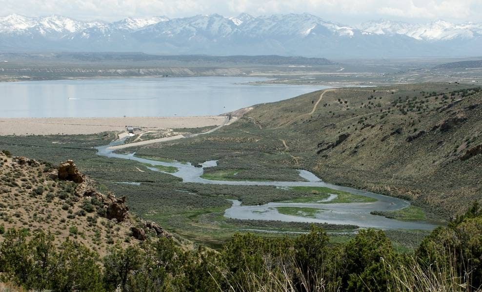 South Fork Reservoir water level