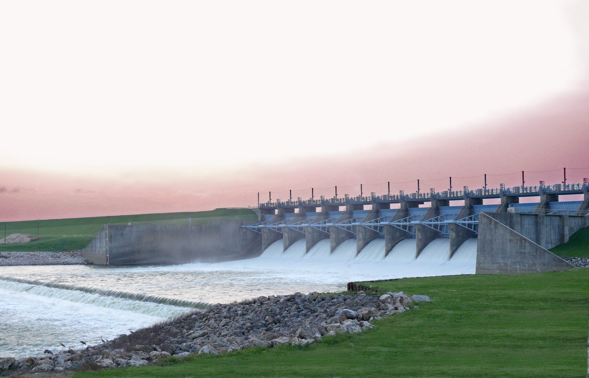 Livingston Reservoir water level