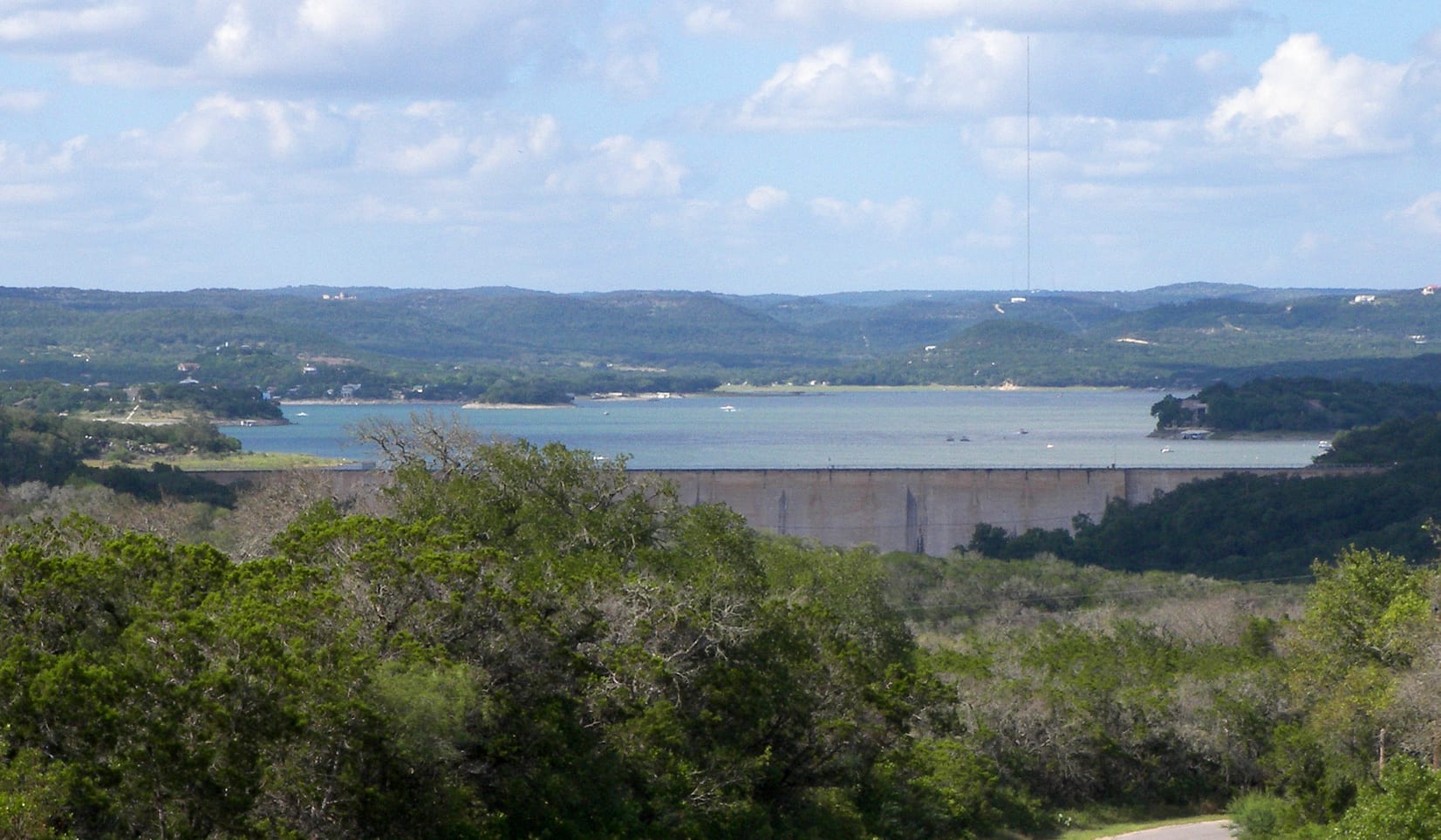 Medina Lake water level