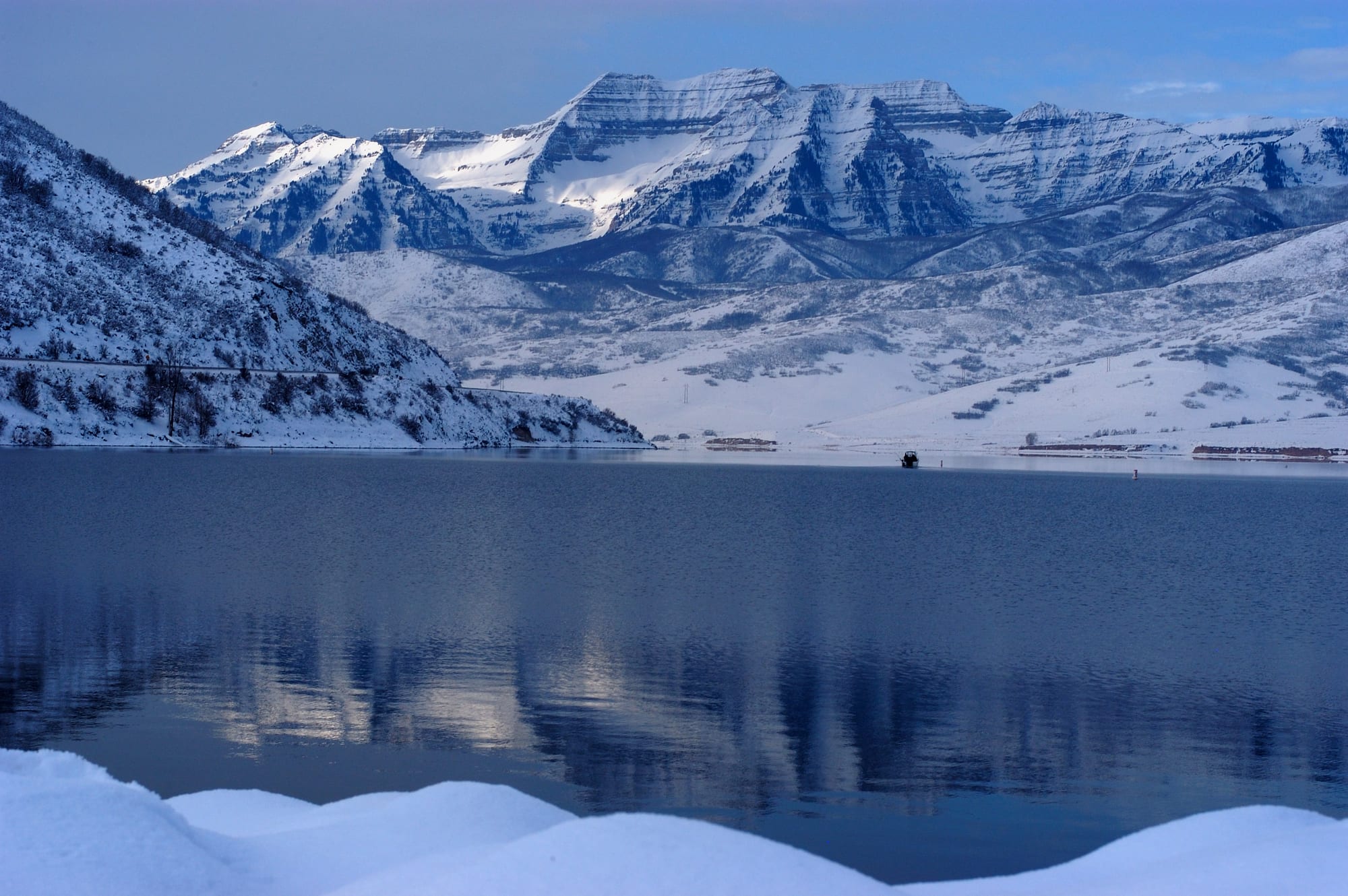 Deer Creek Reservoir water level