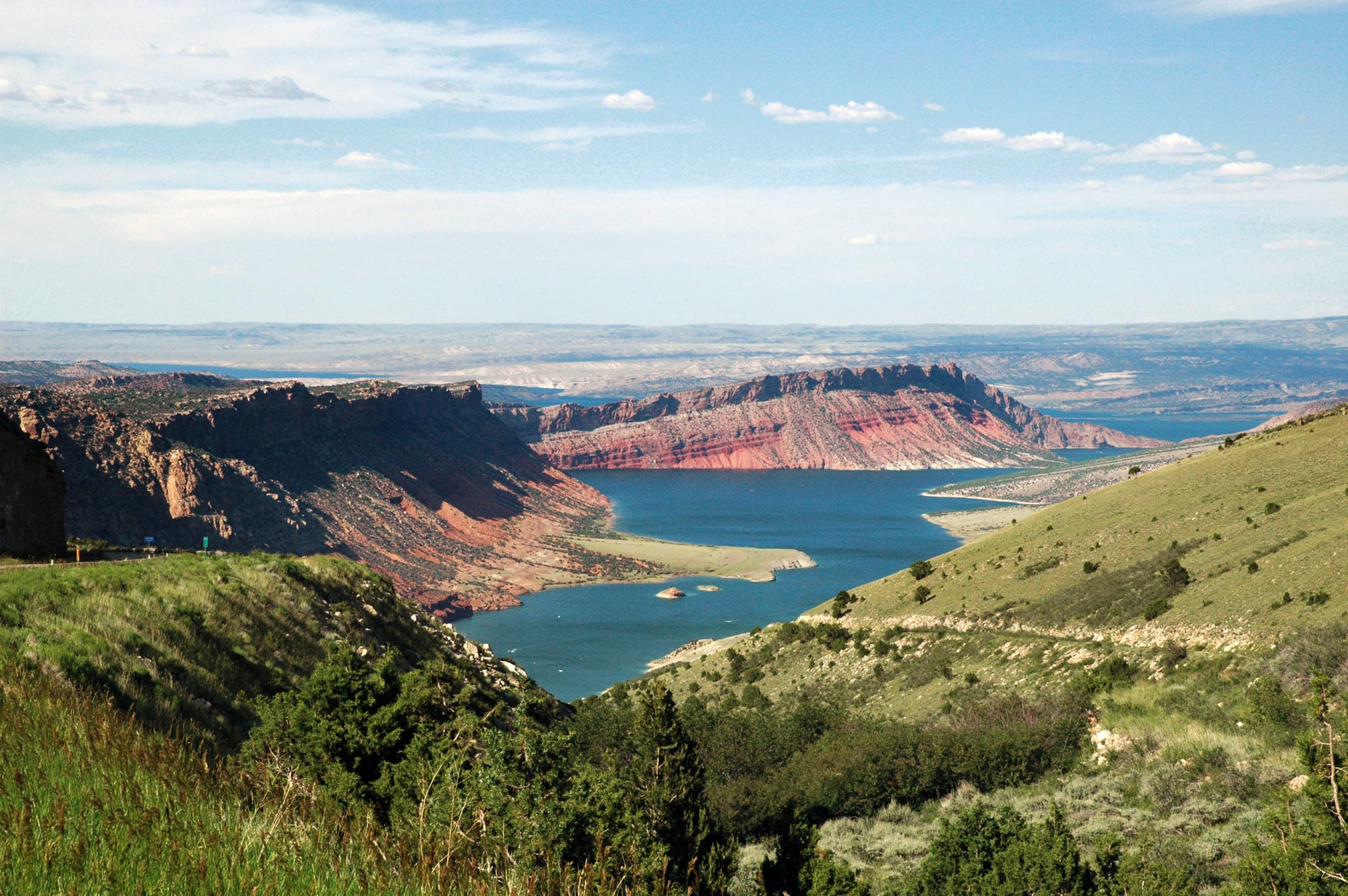 Flaming Gorge Reservoir water level