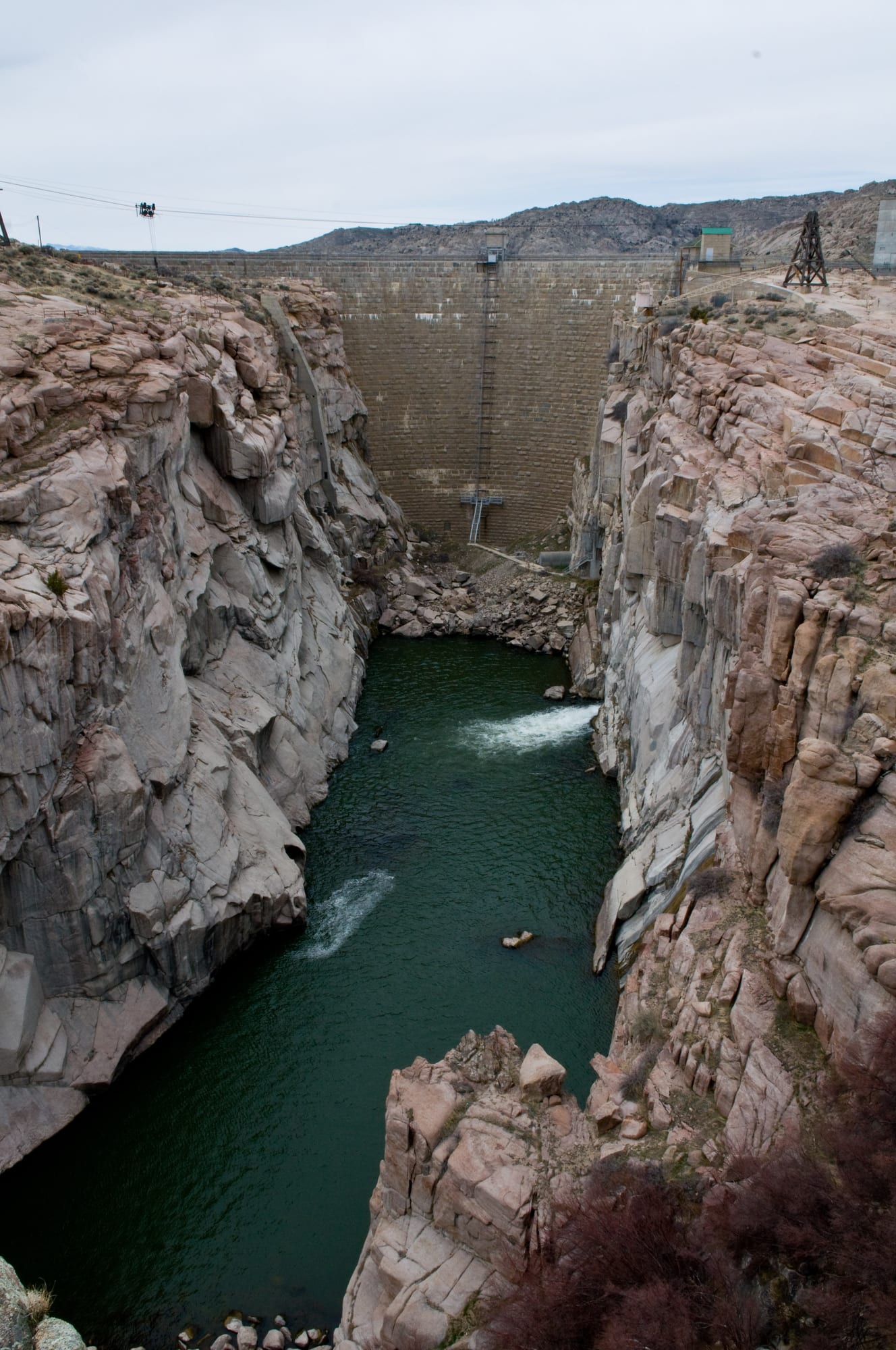 Pathfinder Reservoir water level